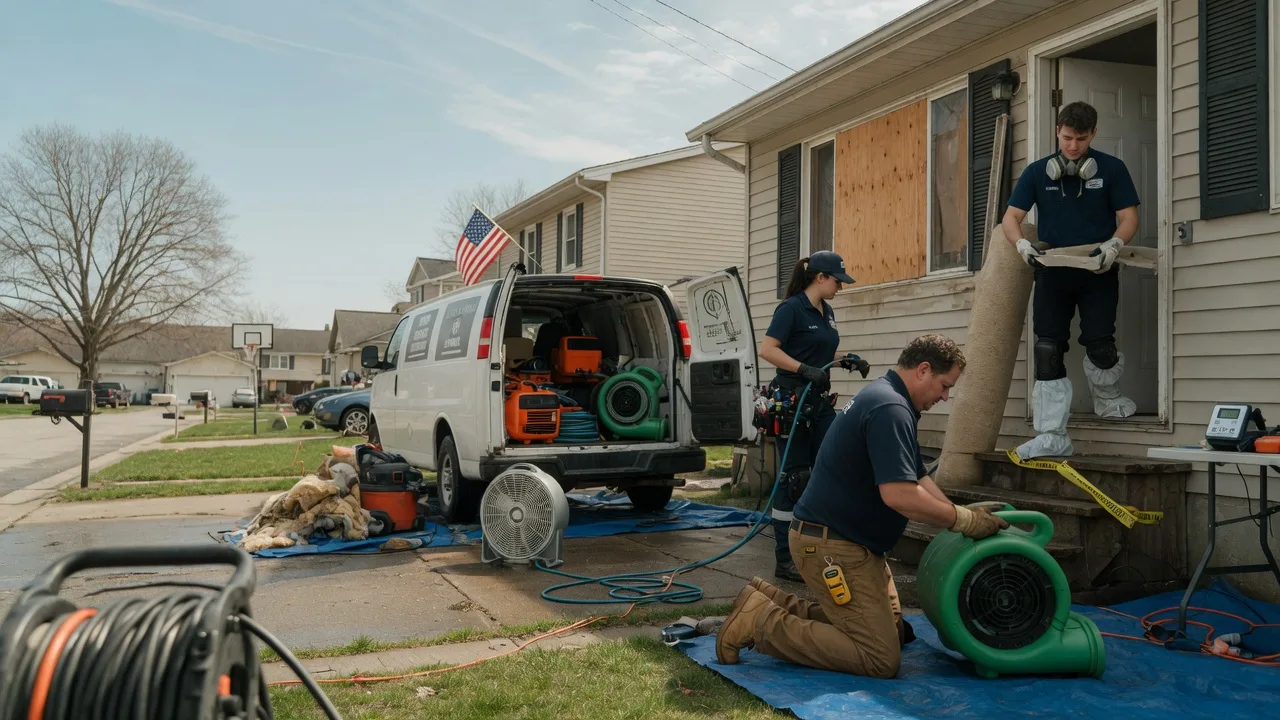 Water Damage Restoration in Pingree, ND near me